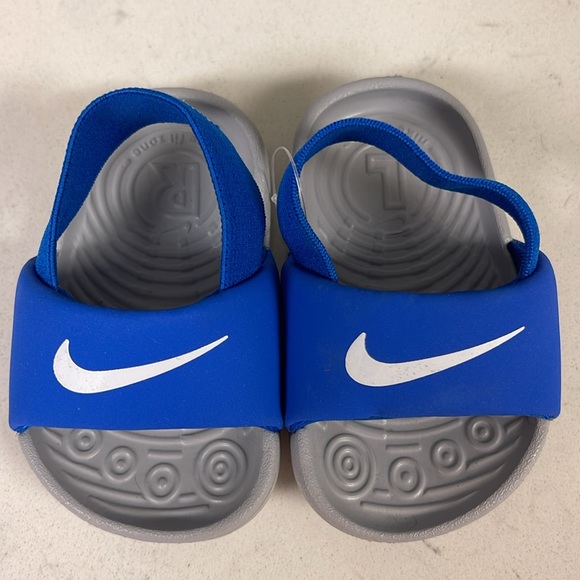 Nike Toddlers Kawa Slides Size 2C, Blue, BV1094-400 New - Picture 14 of 16